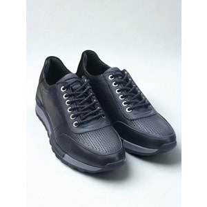 Erkek Deri Günlük Ayakkabı 13004 - Siyah - 40