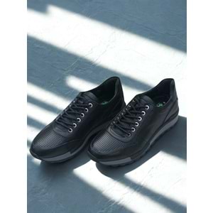 Erkek Deri Günlük Ayakkabı 13004 - Siyah - 42