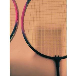 Badmington Raketi - Siyah - STANDART