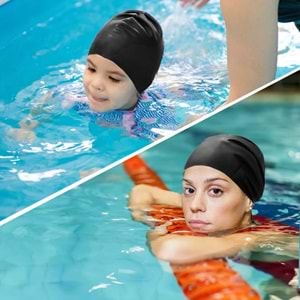 Silikon Yüzücü Bonesi YLD18 - Siyah - STANDART