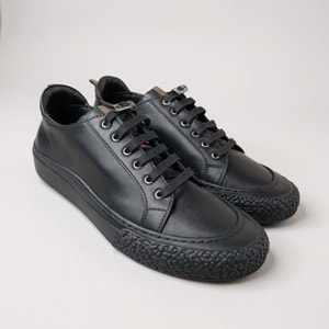 Luciano Bellini Erkek Deri Casual Ayakkabı 25823 - Siyah - 42