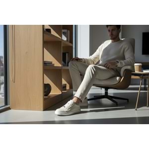 Luciano Bellini Erkek Deri Günlük Ayakkabı C11701 - Krem - 41