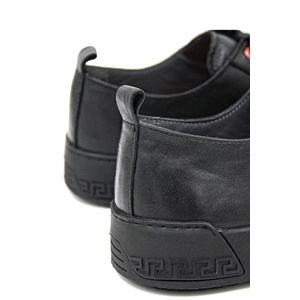 Erkek Deri Casual Günlük Ayakkabı A5404 - Siyah - 43