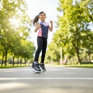 Çocuk Spor Ayakkabı Işıklı 3523 - Siyah - 26