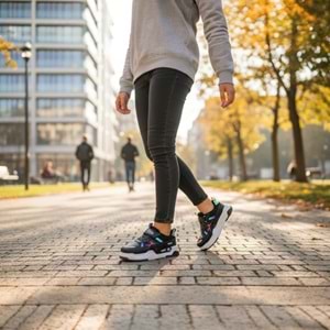 Çocuk Spor Ayakkabı Işıklı 3523 - Siyah - 26