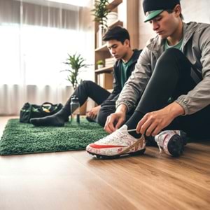 M.P Erkek Krampon 251-2705 - Beyaz - 37