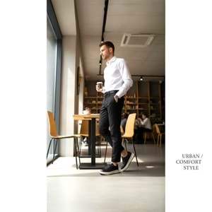 Erkek Deri Casual Ayakkabı C28511 - Siyah - 42