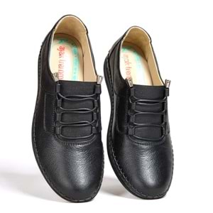 Kadın Deri Günlük Comfort Ayakkabı 2005 - Siyah - 41