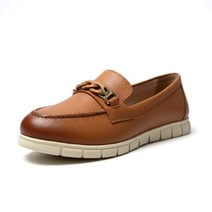 Kadın Günlük Deri Ayakkabı 207 - Taba - 38