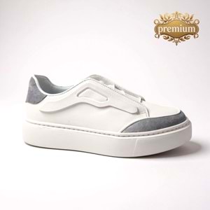 Luciano Bellini Erkek Deri Casual Ayakkabı L4238 - Beyaz - 41