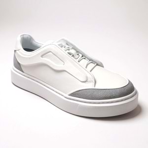 Luciano Bellini Erkek Deri Casual Ayakkabı L4238 - Beyaz - 41