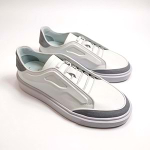 Luciano Bellini Erkek Deri Casual Ayakkabı L4238 - Beyaz - 41