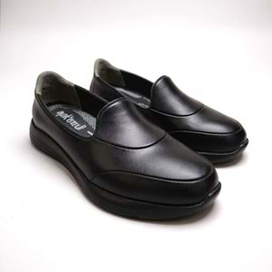 Kadın Deri Comfort Günlük Ayakkabı T4218 - Siyah - 38