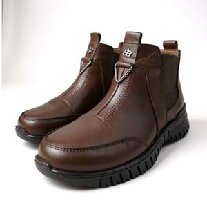Kadın Deri Comfort Bot K1453 - Kahve - 40