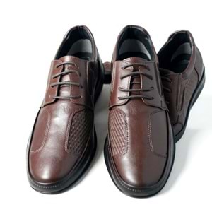 Erkek Deri Full Comfort Günlük Ayakkabı K572 - Kahve - 42