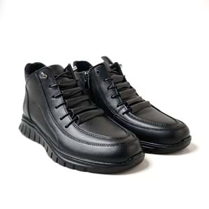 Kadın Deri Günlük Bot S1460 - Siyah - 38