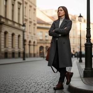 Kadın Deri Günlük Bot K1460 - Kahve - 38