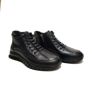 Kadın Deri Casual Bot 1458-2 - Siyah - 38