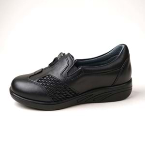 Comfort Kadın Deri Günlük Ayakkabı 4213 - Siyah - 38