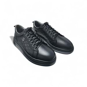 Erkek Deri Günlük Ayakkabı 6780S - Siyah - 41