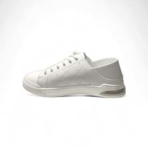 Erkek Deri Premium Casual Ayakkabı 15221042 - Beyaz - 43