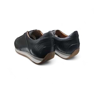 Erkek Deri Casual Ayakkabı 21248 S1 - Siyah - 45