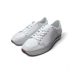 Erkek Deri Casual Ayakkabı 21248 Z1 - Beyaz - 41