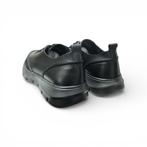 Erkek Deri Titreşim Destekli Comfort Günlük Ayakkabı 21027S - Siyah - 44