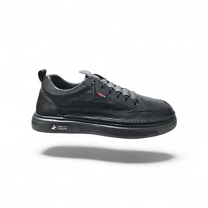 Erkek Deri Günlük Ayakkabı 19039S1 - Siyah - 45