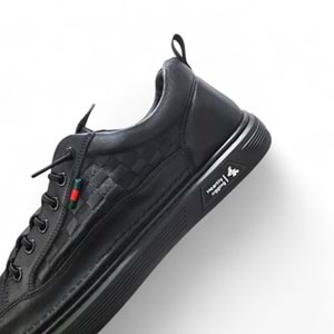 Erkek Deri Günlük Ayakkabı 19039S1 - Siyah - 45