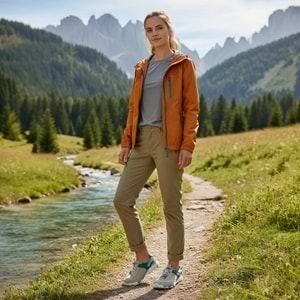 Scootland Unisex Trekking Spor Ayakkabı 15509E5 - Krem - 36
