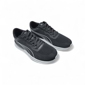 Puma Lite Runner Spor Ayakkabı TDP 40853302 - Siyah-Beyaz - 41