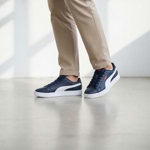 Puma Rickie Unisex Classic JR Spor Ayakkabı 39425201 - Lacivert - 38,5