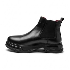 Erkek Deri Casual Bot 20001 - Siyah - 40