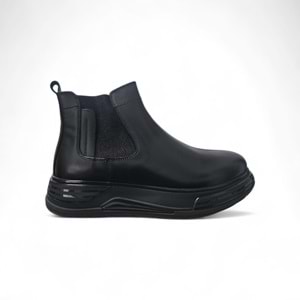 Erkek Deri Casual Bot 20001 - Siyah - 42