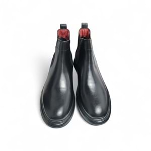 Erkek Deri Casual Bot 20001 - Siyah - 42