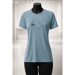 Puma Evostripe Graphic Tee Tshirt 69189647 - Mavi - M