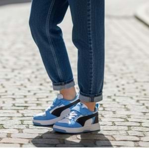 Puma Rebound V6 Çocuk Spor Ayakkabı 39741934 - Mavi - 34