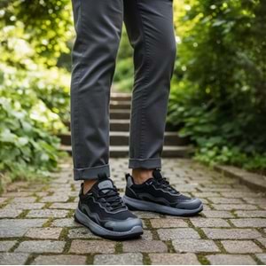 Erkek Relax Fit Spor Ayakkabı 5039 - Siyah - 43