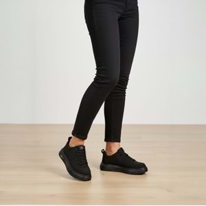 Nbl Unisex Rahat Taban Günlük Spor Ayakkabı 5012S - Siyah - 40