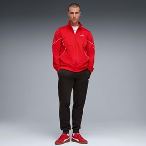 Puma Poly Piping Suit Erkek Eşofman Takımı 69176511 - Kırmızı - XXL