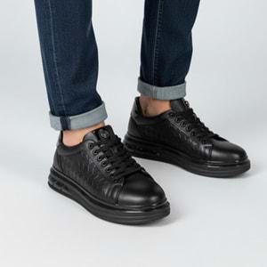 Bulldozer Erkek Deri Comfort Günlük Ayakkabı 261251 - Siyah - 40