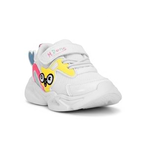 M.P Çocuk Işıklı Spor Ayakkabı 3435 - Beyaz - 27