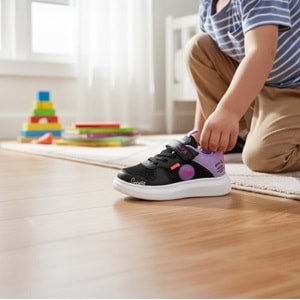 Çocuk Örgü Spor Ayakkabı 3405 - Siyah - 33