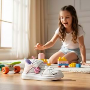 Çocuk Örgü Spor Ayakkabı 3405B - Beyaz - 33