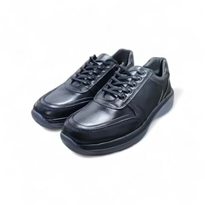 Erkek Deri Comfort Günlük Ayakkabı 23371 - Siyah - 42