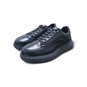 Erkek Deri Günlük Comfort Ayakkabı 23369S3 - Siyah - 40