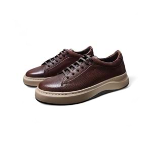 Nordhan Erkek Deri Casual Premium KC-1616 - Kahve - 42