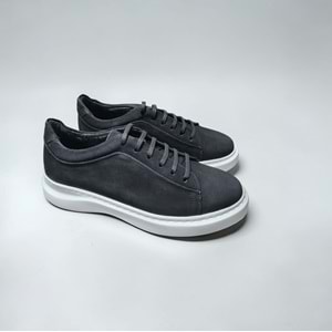 Nordhan Erkek Nubuk Deri Casual Günlük Ayakkabı ND-1616S1 - Siyah - 43