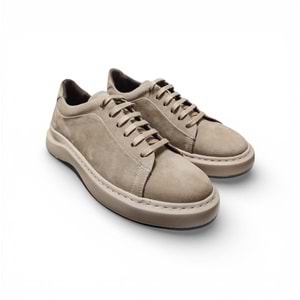 Nordhan Erkek Nubuk Deri Casual Günlük Ayakkabı ND-1616V - Vizon - 41